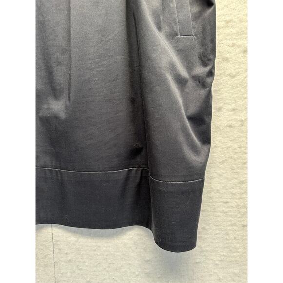 BCBGMaxazria STELLA High Pleated Waist Black Skirt Pockets Emo Goth Coquette - Picture 2 of 12